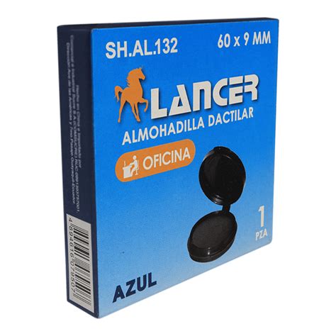 Almohadilla Dactilar Tinta Azul Lancer 60x9mm X Unidad Comsucre Online