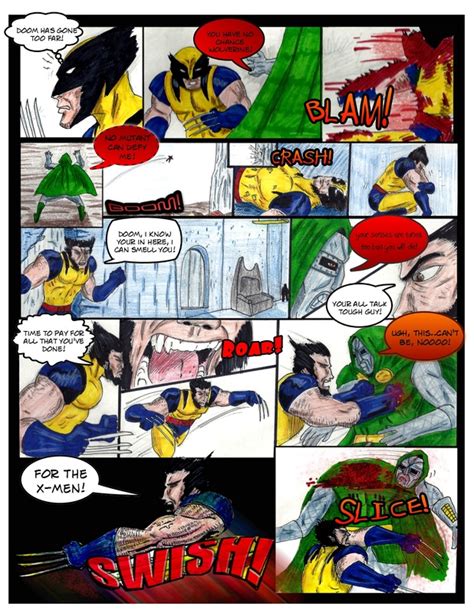 Wolverine Vs Doctor Doom Comic Efrains Drawings