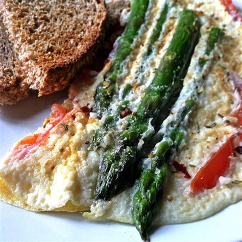 Ripped Recipes Parmesan And Herb Asparagus Egg White Omelet