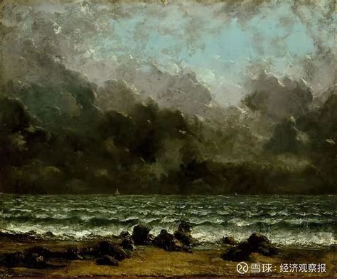 艺术是关于自然与生活的观念从不同风格的海景绘画谈起下 The Sea by Gustave Courbet 1865 or