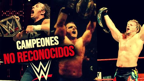 Campeones Fantasma Luchadores Que Ganaron El TÍtulo De Wwe Pero No Son Reconocidos Youtube