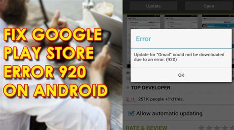 Methods How To Fix Google Play Store Error On Android