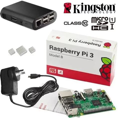 Raspberry Pi Kit Completo Gb Fuente A Case Disipador Cuotas