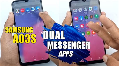 How To Use Dual Messenger Apps Samsung Galaxy A S Youtube