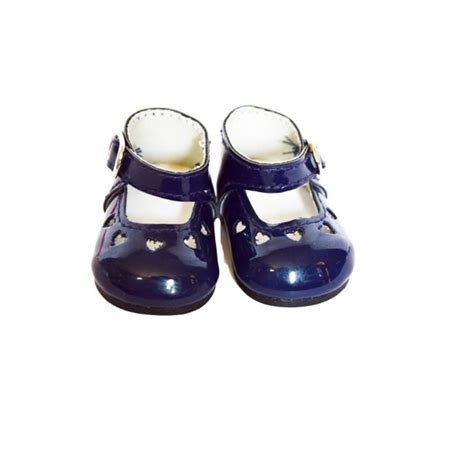 Mbd® Blue Heart Mary Jane Shoes Fits 18 Inch Dolls 18 Inch Doll Shoes