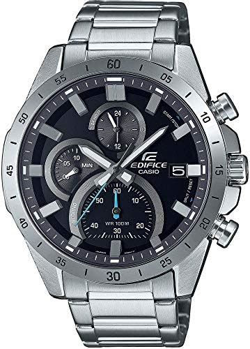 Casio Men Chronograph Quartz Watch With Stainless Steel Strap Efr S D