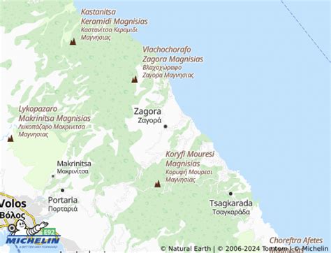 Michelin Zagora Map Viamichelin