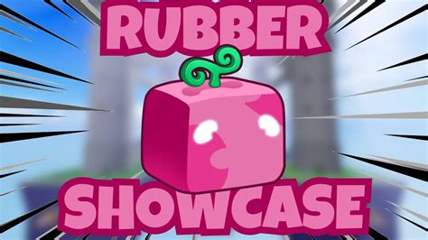 Rubber Moveset Showcase Roblox Blox Fruits YouTube