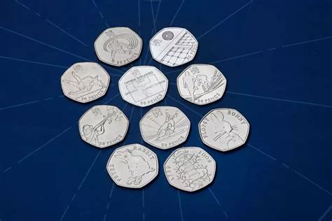 Rarest 50p Coins Revealed As Royal Mint Officially Marks 50 Years Of