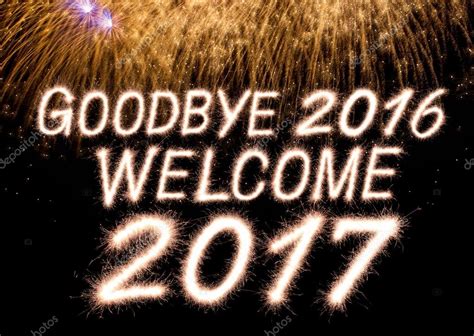 Goodbye 2016 Welcome 2017 — Stock Photo © Studio306stock 122646648