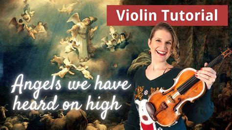 Angels We Have Heard On High Violin Tutorial Youtube