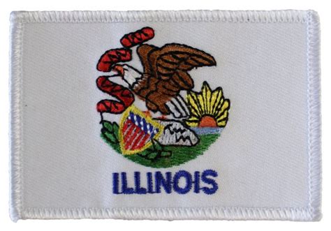 Buy Illinois Rectangular Patch | Flagline