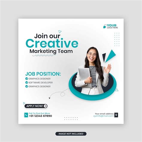 Premium Vector Creative Marketing Agency Social Media Post Template