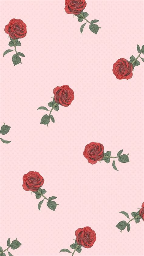 Cute Red Rose Aesthetic Wallpapers Wallpaper Cave