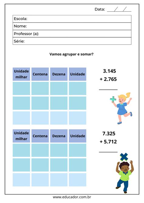 Atividades De Multiplicação Para O 4 Ano verloop io