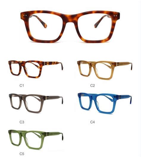 2023 Mido Hot Sales Designer Fashion Acetate Optical Frames Square