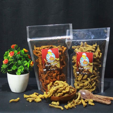 Jual Usus Ayam Crispy Keripik Kripik Usus Ayam Crispi Balado Pedas