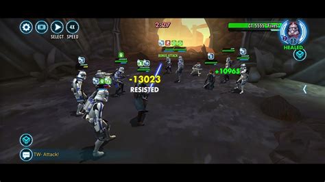 TW GAS 501st Protection Up Fails Vs GAS 501st Jedi 100 Dmg 2