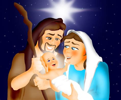 Joseph Mary And The Baby Jesus Art Photo By Doug Hammel Mary And