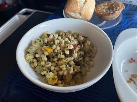 Harvest Grain Bowl In United Airlines First Class Live And Let S Fly