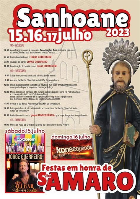 Festa Em Honra De Santo Amaro 2023 Sanhoane