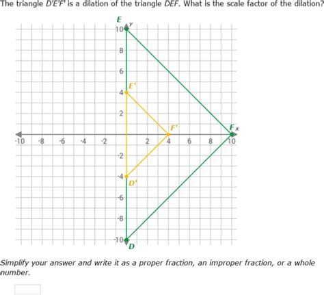 Scale Factors And Dilations