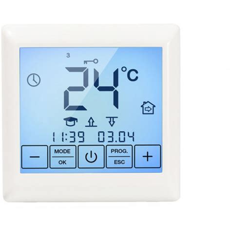 Thermostat électronique Et Digital écran Tactile Se200 Warmfloor24 Bricozor