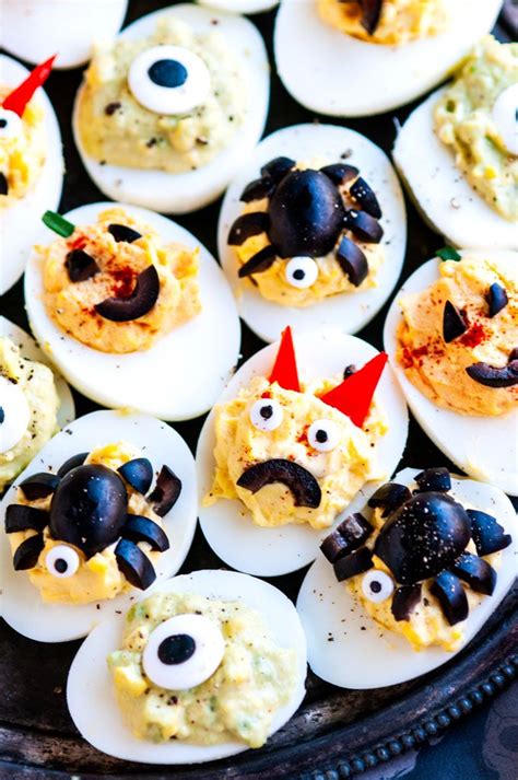 Halloween Deviled Eggs The Perfect Appetizer For Any Halloween Get