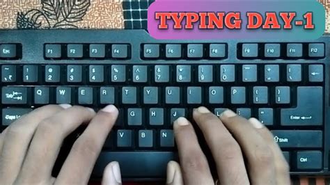 Learn English typing in ten days Day 1 इगलश टइपग मतर दस दन