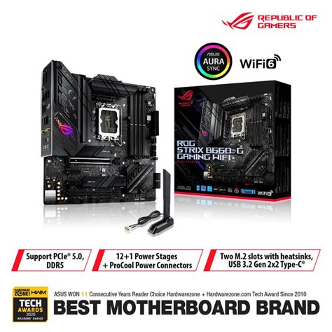 Jual ASUS ROG STRIX B660 G GAMING WIFI MATX LGA 1700 Gen 12