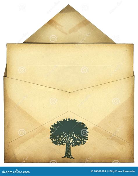 Vintage Envelope Stock Image Image Of Open Note Icon 10602889