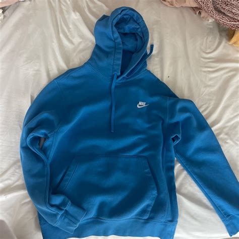 Nike Womens Blue Hoodie Depop