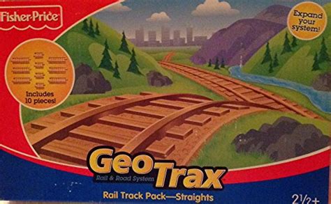 GeoTrax Rail & Road System Rail Track Pack - Straights - Buy Online in ...