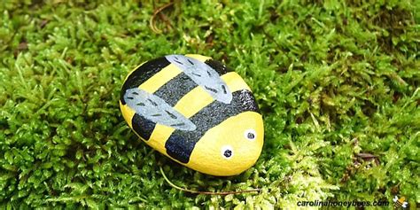 Bee Rock Painting: Easy Fun Ideas - Carolina Honeybees