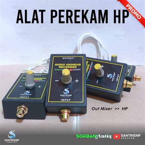 Jual ALAT PEREKAM DARI MIXER KE HP SOUNDCARD ANDROID HIGH QUALITY