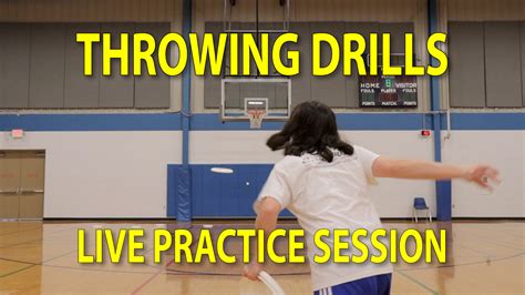 Ultimate Frisbee Throwing Drills | Live Practice Session