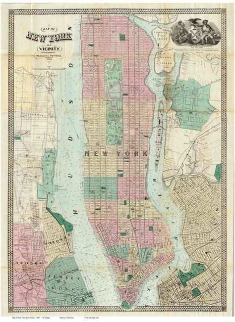 Unraveling The Past Antique Maps Of New York City World Directions