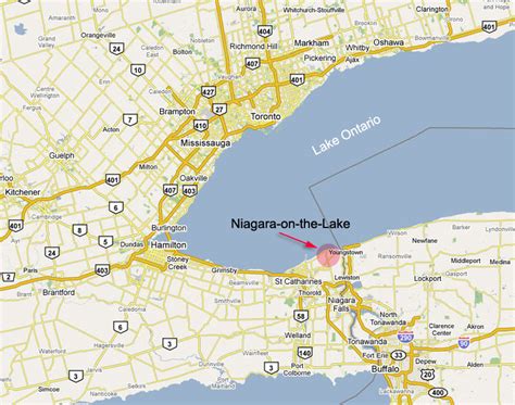 Location/Map - Niagara on the Lake Cottages