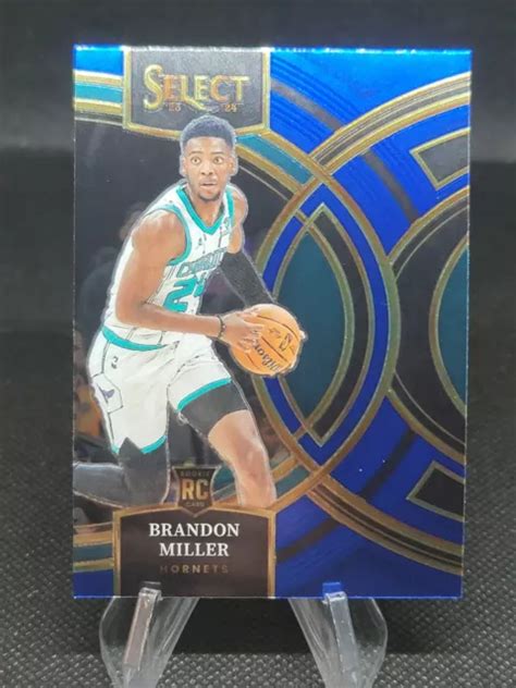 Brandon Miller Premier Blue Panini Select Nba Hornets Rc