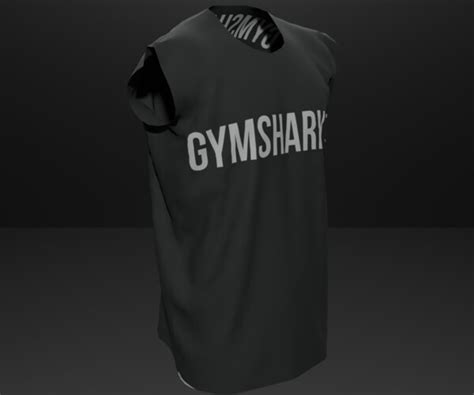 Artstation Gymshark Tank Top Game Assets