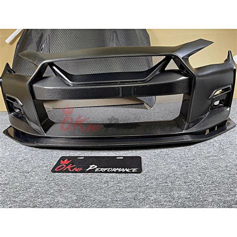 Liberty Walk Performance LB Style Half Carbon Fiber CFRP Front Bumper