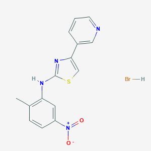 N 2 Methyl 5 Nitrophenyl 4 3 Pyridinyl 2 Thiazolamine Hydrobromide