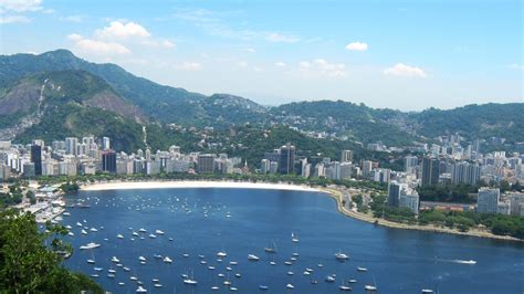 Rio De Janeiro Bay Brazil-architectural landscape wallpaper Preview ...