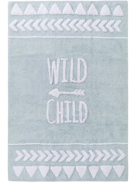 Tapis Lavables Pour Enfants Inka Bleu Clair X Cm