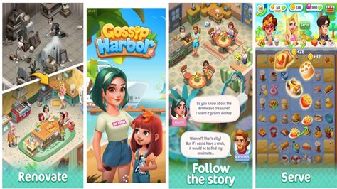 Gossip Harbor Merge Game Gameplay Youtube