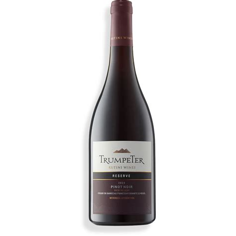 Vino Tinto Trumpeter Reserva Pinot Noir 750ml Caja X6u Borrachines