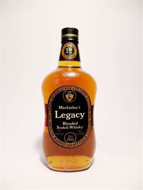 Mackinlays 12 Year Old Legacy Blended Scotch Whisky 1970s 40 75c