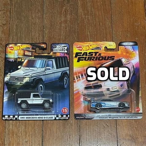 Hot Wheels Boulevard Mercedes Benz G Class Nissan Skyline Gt R Bnr Car Culture Premium