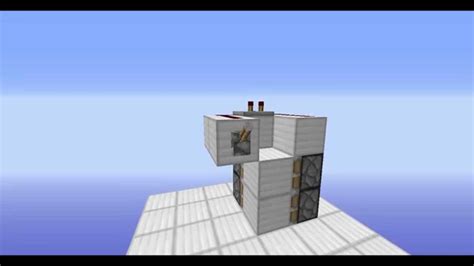 Minecraft Redstone Flushhidden 1x2 Piston Door New And Improved