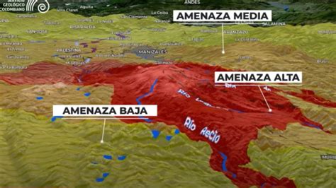 Volcán Nevado Del Ruiz El Video En 3d Que Muestra Las Zonas En Riesgo